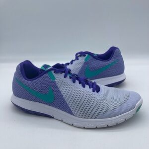 Nike Flex Experience RN 5 844729-500 Women's SIze 11 Training Shoes Purple Green